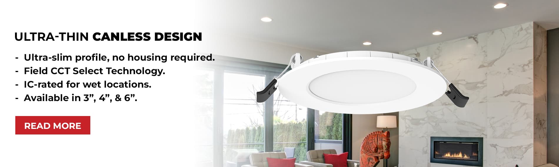 Wafer (Canless) Downlights