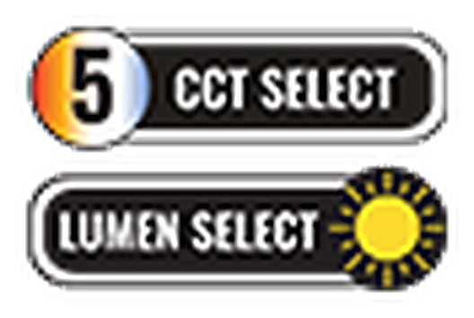CCT/Lumen Select: Yes - 5