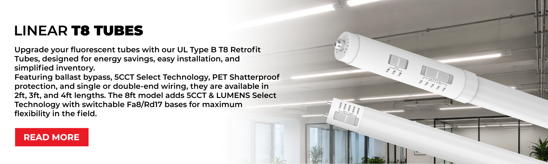 Linear T8 Tubes
