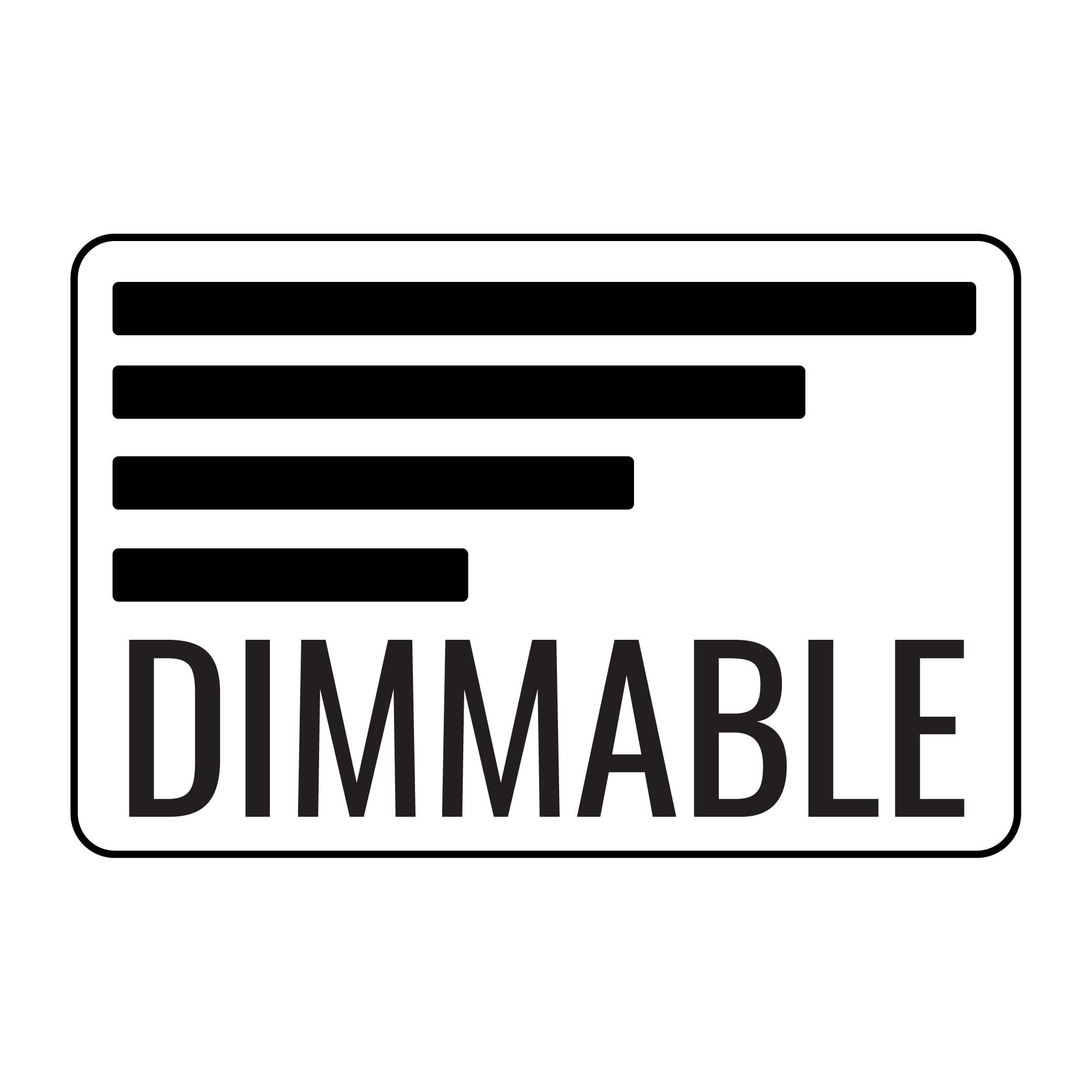 DIMMING: Dimmable