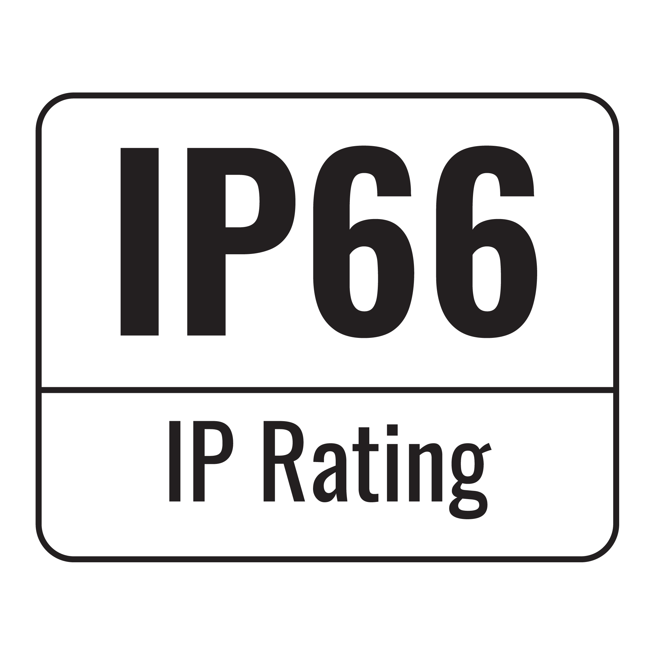 IP Rating: IP66